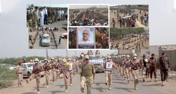 المخا تشهد تشييع رسمي وشعبي مهيب لشهيد الصحافة اليمنية المخضرم أحمد الرمعي - (صور)