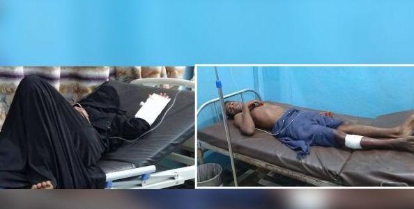 إصابة امرأة و شاب في قصف حوثي على حيس