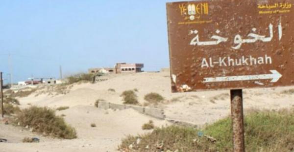 عصابة الحوثي تقصف خفر سواحل الخوخة