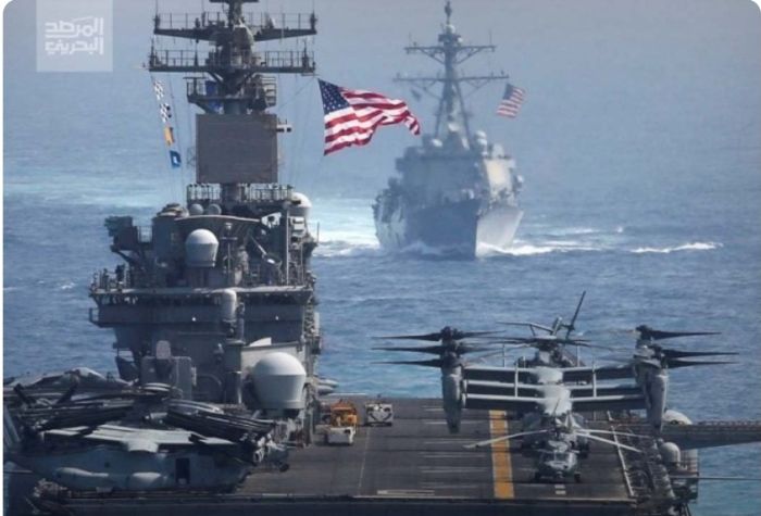 الجيش الأمريكي يعلن تدمير ثلاثة زوارق مسيرة لعصابة الحوثي في البحر الاحمر