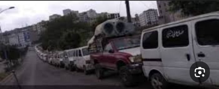  أزمة وقود خانقة في محافظة إب